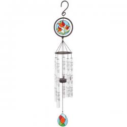 In Memory Carson Stained Glass Wind Chime