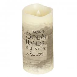 Everlasting Glow Candle  God's Hands